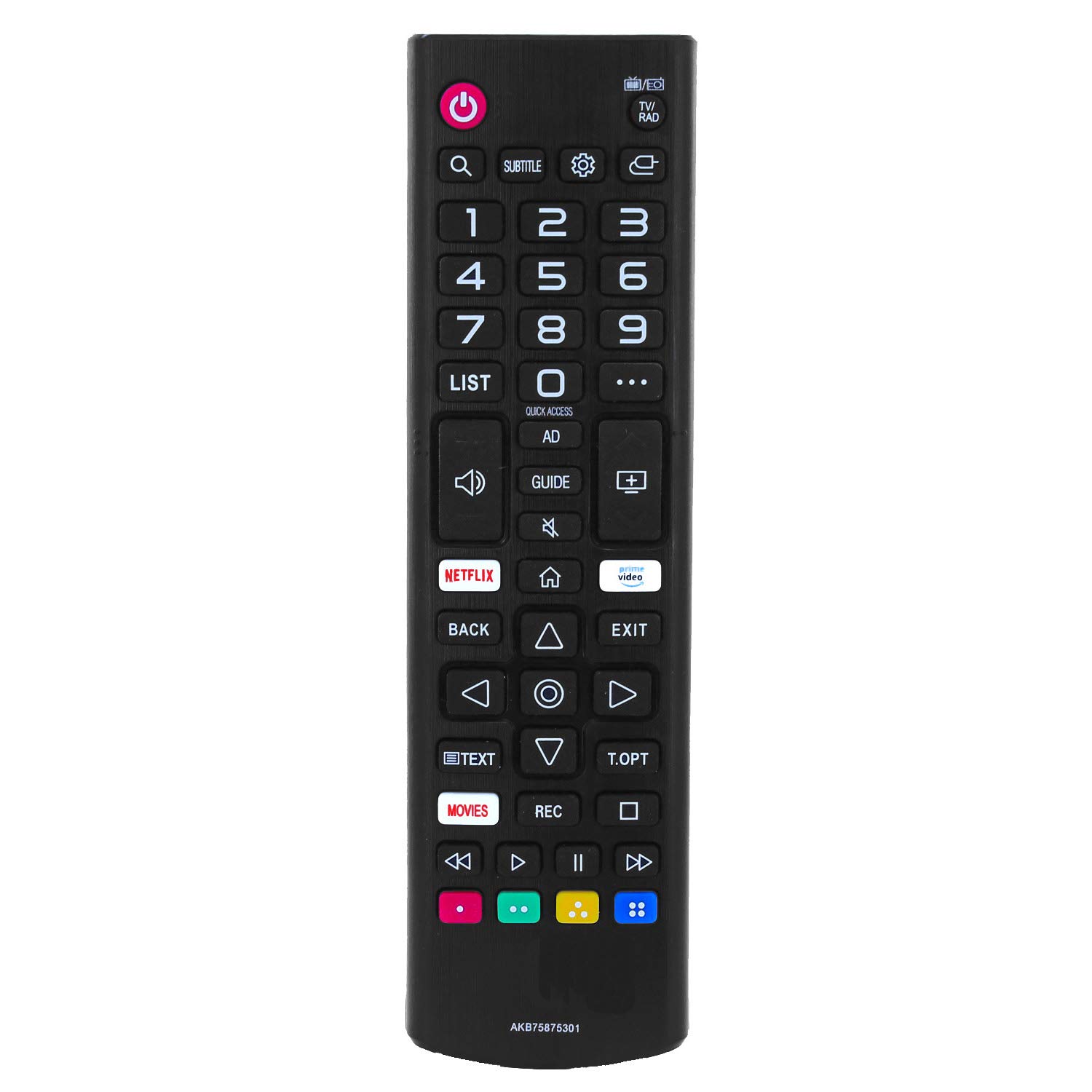 Universal TV Remote Control for LG AKB75675301 AKB75675304 AKB75095308 AKB75675311 OLED LED NANO 32LM6300 32LM630B 43LM6300 43UM7000 43UM71007 43UM7390 43UM7400 49UM7000 49UM71007 49UM7100 49UM7390