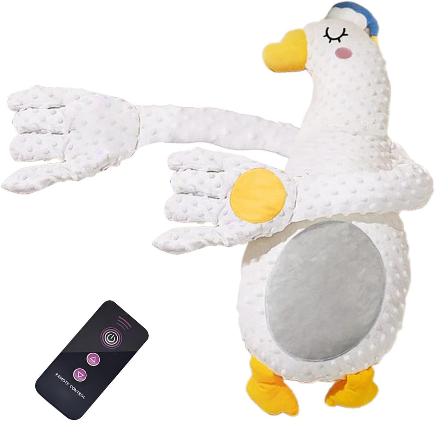 Electric Slapping Palm Plush Pillow, Patting Sleeping Pillow, Stuffed Animal Shape With 3 Adjustable Modes, Pearl Cotton Vibrating Mattress Pad Pillows