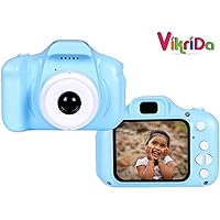 VikriDa Digital Camera, Recorder Camera 800W HD 2.0 Inch Screen Video Front Camera for Children(Multicolor)