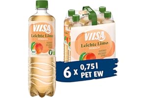 ‎VILSA VILSA Leichte Bio Limo Pfirsich, 6 x 0,75 l PET
