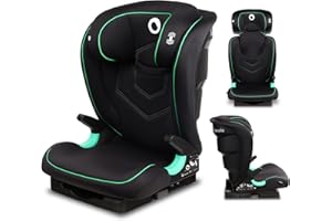 LIONELO Neal seggiolino auto 15-36 kg Isofix i-Size regolazione dello schienale a 3 livelli protezione laterale regolazione altezza del poggiatesta ventilazione (Nero)