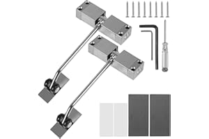 YoniYa 2PCS Chiudiporta Automatico, Chiudiporta Regolabile, Chiudiporta Automatico per Residenziale Regolabile per Casa Ufficio