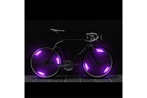 HULG Luce Del Raggio Della Bici,Luci A Raggi LED Per Bici, Luci Ruote Bicicletta Per Bambini, Luci Ruote Bici Impermeabile, LED Impermeabile Luci