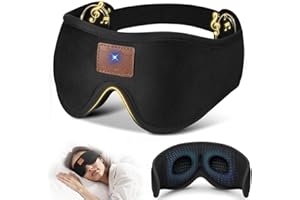YiYunTE Auriculares para Dormir Mujer Hombre, Cascos Dormir Diadema Bluetooth Banda con Estéreo Altavoces/Cancelación Ruido, Antifaz Musica para Dormir Sleep Headphones Regalos para Deportes Viajar