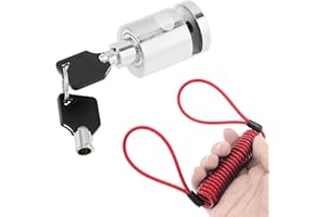 Windance Blocco freno a disco, serrature antifurto di sicurezza per bicicletta, blocco disco ruota elettromobile, per moto, bici da strada, mountain bike