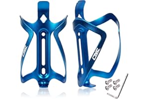 SHENZHENSHISHILILANTIANKEJIYOUXIANGONGSI CNC Bike Water Bottle Cage，2-Pack Bike Bottle Holder for Road Bike/Mountain bike/BMX/Kids Bike/Gravel Bike Cycle water bottle （black/red/blue/orange）