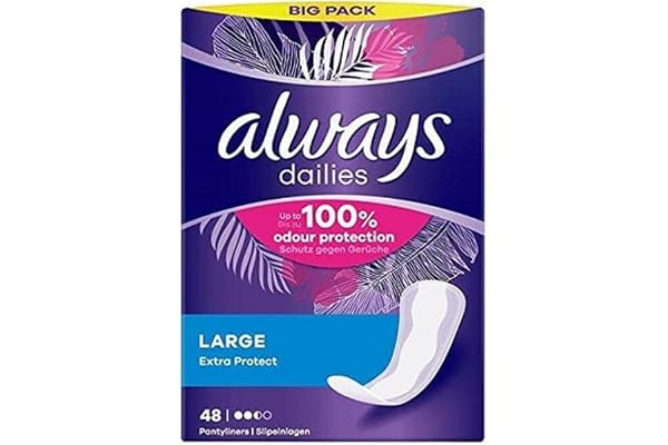 Always - Dailies Protège-Slips, Large - 48 Pièces
