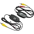 Epronic 2.4 GHz Wireless RCA Transmitter & Receiver Kit for Car Rear View Camera Monitor Wireless Adapter for Car Backup Camera Wireless 12V Video Transmitter