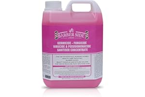 ICAN LONDON Barber Side London Disinfectant Solution for Salon Jars, Medical, Athletics-Girmicide Solution 2 Liters - 2000ml (Pink)