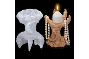 Zayookey Ghost Hand Epoxy Resin Mould Candle Holder Resin Casting Mould Demon Hand Tealight Holder Silicone Mould Gothic Devil Claw Mould for DIY Ring Holder Candlestick