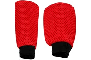 Woetwoat Copri Freno A Mano per Auto in Tessuto Traspirante Copri Cambio Coperchio Freno A Mano Copertura Della Leva Del Cambio Pomello Del Cambio Protector Coperchio Pomello del Cambio (Black)