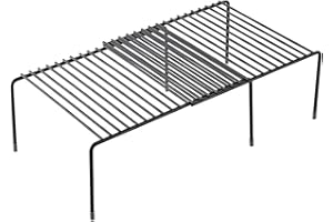 Niktule Organizer per mensole da Cucina espandibile, Filo Metallico in Acciaio da 12,6-22,44 Pollici - Organizzazione di Piatti, bancone e dispensa - Cucina