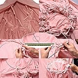 Baby Betthimmel Baldachin Baumwolle Rund Moskitonetz Insektenschutz Kinder Prinzessin Spielzelte Dekoration fürs Kinderzimmer - 6