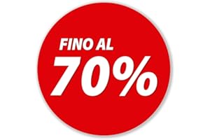 Olmedo Servicios Integrales Sconto Vinile Sconti fino al 70% 60x60 cm - Vetrofanie per Vetrine - Stickers Offerte in Vetrina - Sconti Adesivi Saldi - Sconti Offerte Negozi