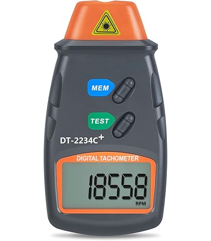 TA500C Digitaler Drehzahlmesser - Kontakt/berührungslos Bis 100.000 U/min
