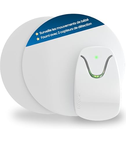 Owlet Moniteur Duo Plus - Smart Sock + Caméra HD Video Cam 2 - Vert Menthe - Surveillance Bébé