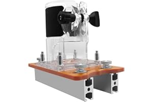 Gugxiom Base de Enrutador de Madera, Enrutador de Base de Enrutador de Palma de Madera Compacto 2 en 1, Herramienta de Enrutador de Madera, para Recortadoras con un Diámetro