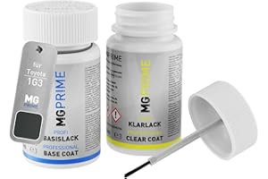 MG PRIME Peinture Voiture kit de stylo retouche pour Toyota 1G3 Magnetic Grey Metallic/Gris Atlas Metallic de base de vernis de 50ml par flacon