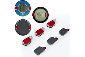 ALAFLY 6 placas metálicas de repuesto adhesivas compatibles con OOONO Park/CO-Driver NO2/P-DISC NO2, extraíbles en cualquier momento para el disco de aparcamiento, placa magnética para parabrisas