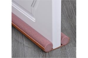 MILIWAN Paraspifferi Sottoporta Guarnizione per Porta Striscia di Tenuta Inferiore della Porta Antirumore Può Prevenire Efficacemente Vento, Polvere e Insetti ecc (Marrone)