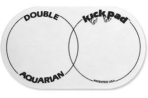 Aquarian DKP2 - Protector pache del bombo, adhesivo