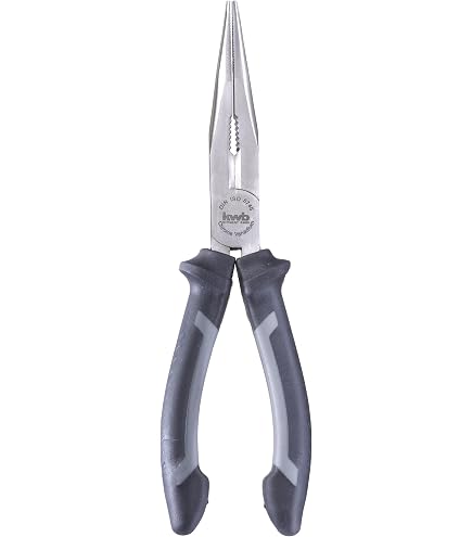 Pince Plate BGS DIY 340 - 160mm Avec Manche Isolant | Nickelé Mat