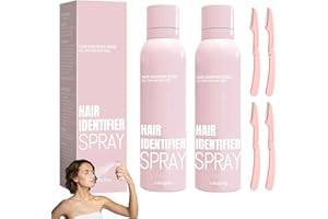 GYZGIRLOVER Hair Identifier Spray for Face Shaving Dermaplaning Skin Body, Dermaplaning Spray to Show Facial Hair Identifier Spray for Dermaplaning(2pc)