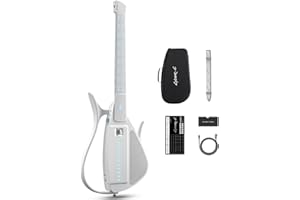 Enya CYBER-G Saitenlose Smart-Gitarre, tragbare Reisegitarre, Hunderte von Instrumentensounds, eingebauter Lautsprecher und Drum Machine, schnelles Lernen