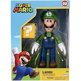 Jakks Pacific Nintendo Super Mario Figure Luigi in Collection Box, 10 cm