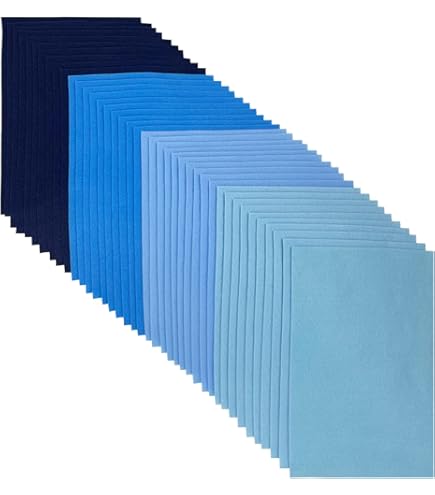 thumbnail: 8 Stuks Stijf Vilt Vellen 20x30 Cm - 2 Mm Dik Voor Knutselen En DIY