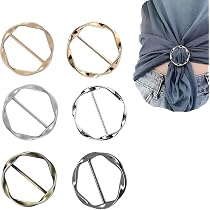 Clips Cardigan Vintage - Lot De 4 - Argenté - Pour écharpe Et Vêtements