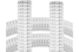 PRIMEBAG 50mm Absaugschlauch Gewebeschlauch Teichschlauch für Werkstatt Staubsauger Zyklon Abscheider Teichpumpe - Extrem robust, flexibel, Fadenverstärkt, Stahlfeder METERWARE