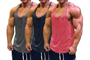 Muscle Cmdr Canotte Uomo Palestra,Canotte Bodybuilding Stringer, T-Shirt Fitness, Sportivo Tank Top