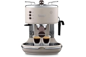 ‎DE'LONGHI Icona Vintage Ekspres do Kawy, Beżowy, 1100W 220V