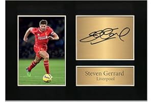 Zulu Image Steven Gerrard Signed Liverpool | Autograph A4 Printed Photo Reproduction Print Picture Display No58