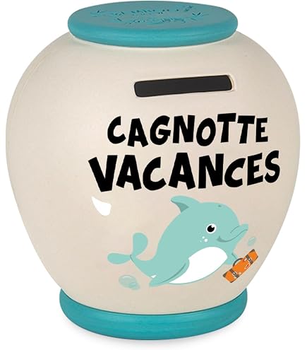 Tirelire En Céramique Belle Insolite Poisson Avec Peinture Faite Main