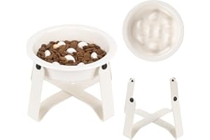 BOXALLS Gamelle SuréLevée pour Chien, Gamelle SuréLevée Colorée Anti-éTouffement avec Support Antidérapant pour Chiens de Taille Moyenne et Petite