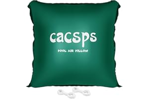 CACSPS Winter Pool Cushion, 240 x 240 cm, Ultra Thick Air Cushion with 4 Eyelets, Air Cushion, Pool, Winter, Inflatable Winter Cushion, Overwintering for Pool, Includes 2 x Wheels Rope and 6 x Repair