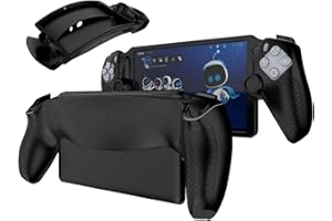 GIOPUEY Cover Compatibile con Playstation Portal Remote Player, Materiale siliconico - Black
