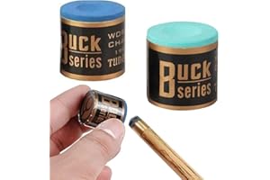 CATOR 2 pcsTiza Billar, billar Tizas para Tacos de Billar, Tiza de Taco de Billar Antideslizante,Tiza para Tacos De Billar