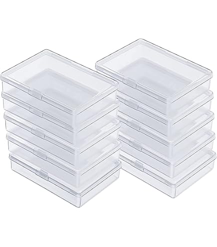 YAYODS 8 pezzi 15 x 10 x 3 cm scatola di plastica con coperchio