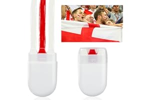 ZHUHUAPH 2 Pack England Face Paint, Crayon Stick with White and Red Color for Face Body, England Flag Make up Accessories for Adults Sports Events Celebrations Party