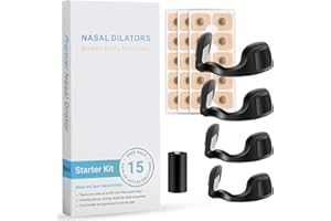 BS ONE Nasenpflaster Magnet,Magnetische Nasenpflaster Schnarchen,Nasen Magnet Atmen,Nose Strips Magnet Anti-Schnarch-Nasenstreifen,Schnarchstopper für Besseres Atmen, Nasal Strips (Black)