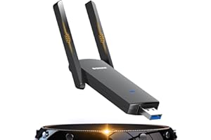 WONLINK WLAN Stick für PC, 1300Mbps Internet WLAN Stick für PC/Desktop/Laptop, WLAN Stick WLAN Adapter PC Kompatibel mit Windows 11/10/8/8.1, Mac OS 10.9~10.15, Eingebauter Treiber