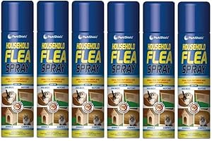 DIVA GROUP 6x Flea Spray Flea & Larvae killer Dog Pets Bed Carpet Home 200ml