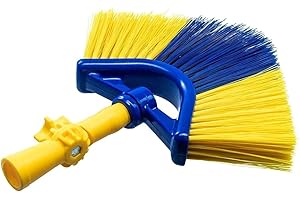 ‎NEUSTANLO Neustanlo | Ersatzbürste für Eckbesen inkl. Winkelgelenk | deutsches Gewinde | farblich Sortiert | ideal für Spinnenweben