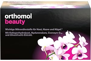 Orthomol Beauty für Frauen - für Haut, Haare und Nägel - mit Coenzym Q10, Biotin und Zink - Nachfüllpackung mit Trinkampullen à 30 x Tagesportionen