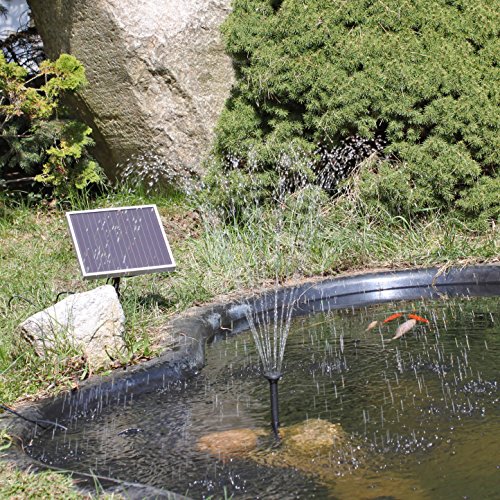 Solar Pumpe Springbrunnen NSP1 Solarpumpe Teichpumpe steckfertiges Set - 2