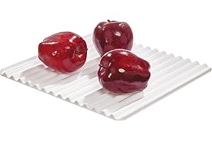 INTERDESIGN iDesign ID Fresh Tappetino da frigo, Organizer Flessibile per Mantenere fresche Frutta e Verdura, Pad Frigorifero in TPE per Una Migliore circolazione dell'Aria, Bianco, Piom, 30.48/30.48/0.76 cm