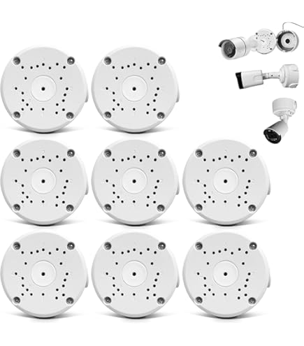 Scatola Emisferica Esterna Garneck 5Pezzi - Protezione Cavi Per TV, Telecamere E Prese Esterne - Foto 2